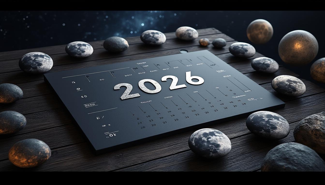 explorez le calendrier des lunes 2026 et découvrez les influences lunaires mois par mois pour mieux comprendre leurs impacts sur votre vie. explorez le calendrier des lunes 2026 et découvrez les influences lunaires mois par mois pour mieux comprendre leurs impacts sur votre vie.