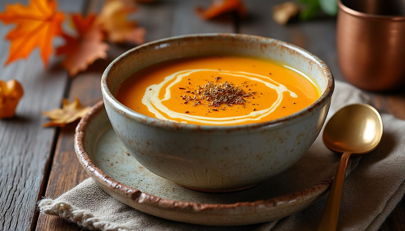 découvrez notre recette gourmande de soupe potimarron patate douce, idéale pour réchauffer vos soirées avec douceur et saveurs.