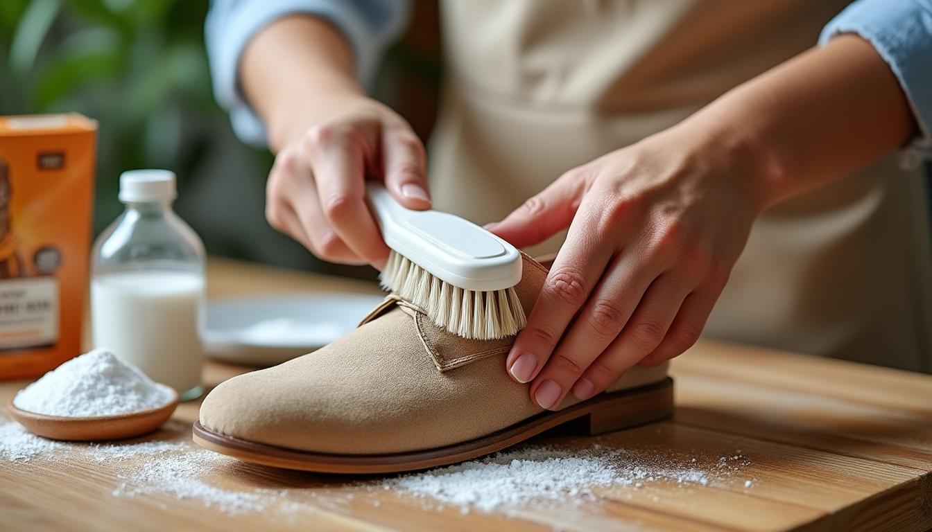 découvrez une astuce de grand-mère simple et efficace pour nettoyer le daim et retrouver un cuir parfaitement impeccable.