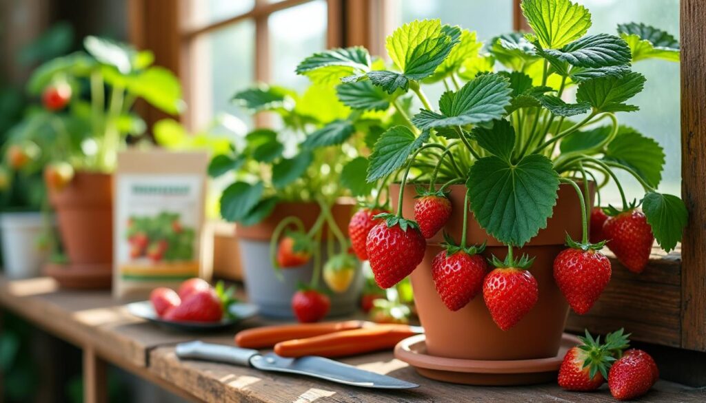 apprenez à cultiver des fraises en pot avec nos astuces simples pour une récolte abondante toute l’année, même en espace réduit.