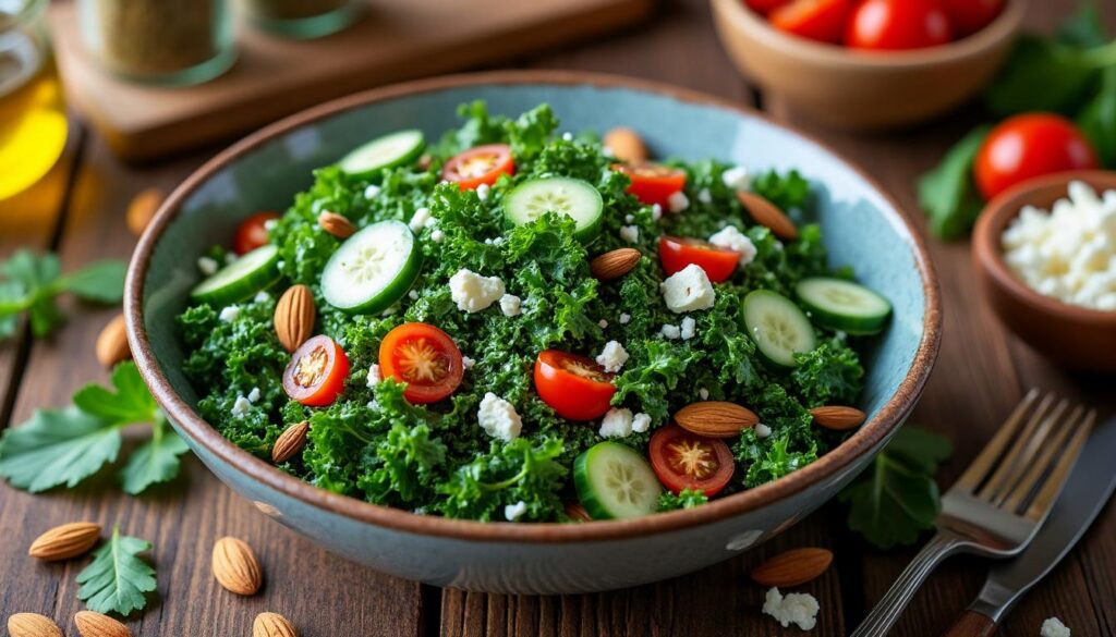 explorez nos recettes faciles et délicieuses à base de chou kale, parfaites pour un repas sain et savoureux au quotidien.