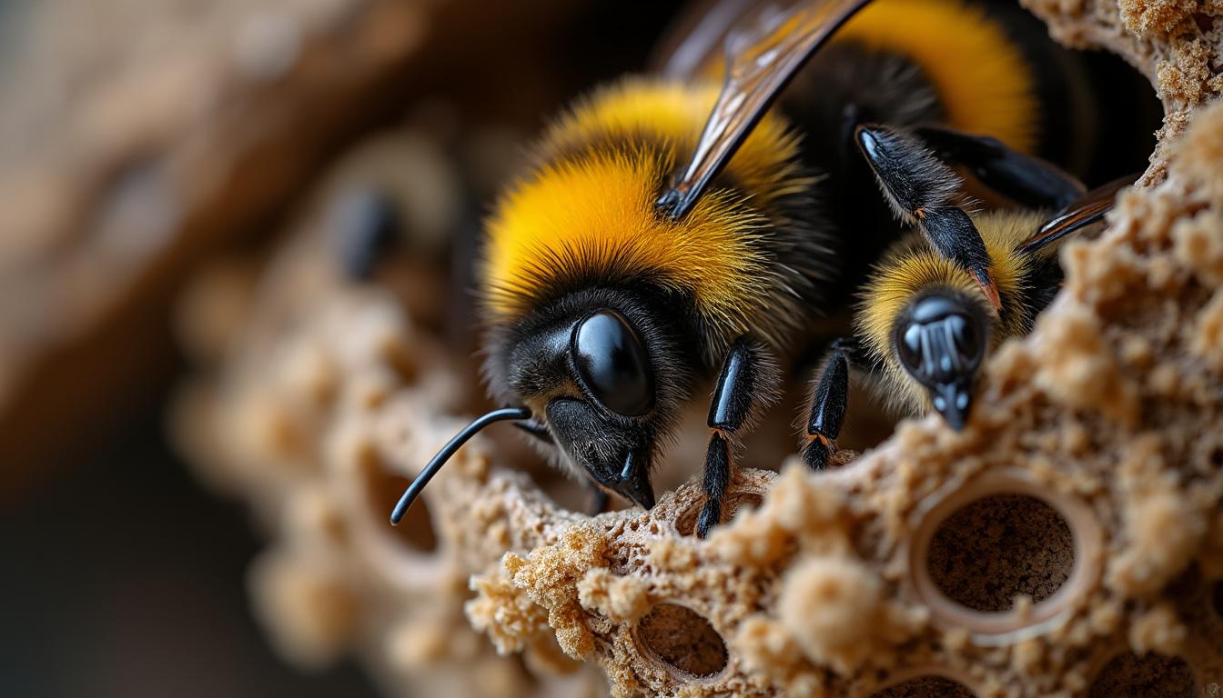 Nid de bourdon : comment identifier, sécuriser et éliminer rapidement ? 2 découvrez comment identifier un nid de bourdon, sécuriser votre environnement et éliminer efficacement ces insectes pour garantir votre sécurité rapidement.